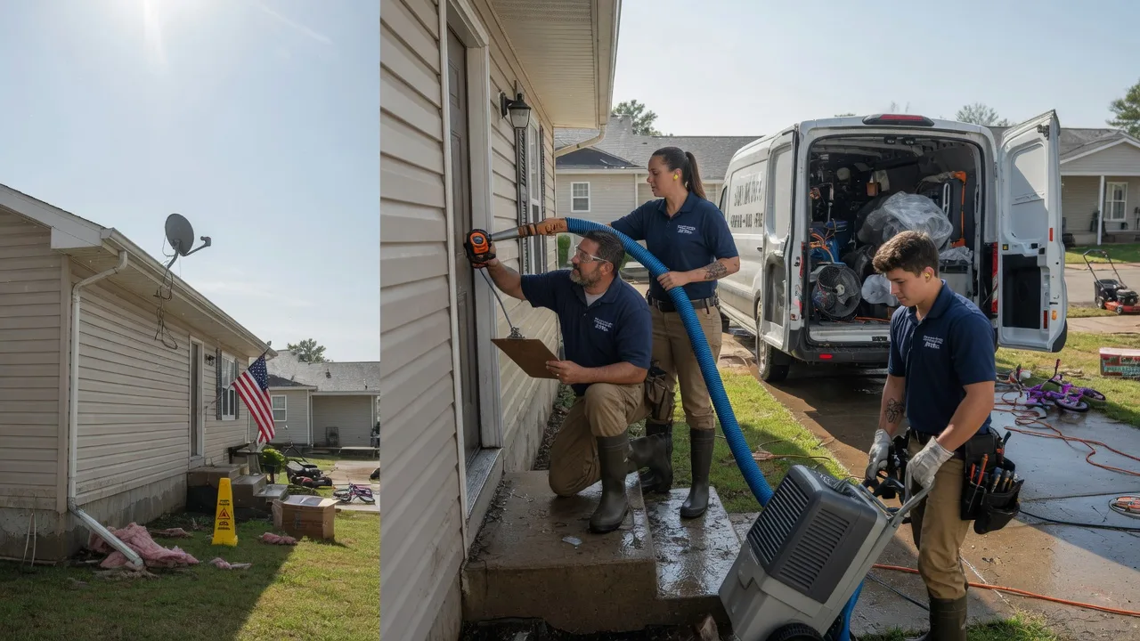 Ceiling Water Damage Restoration in Cooleemee, NC near me